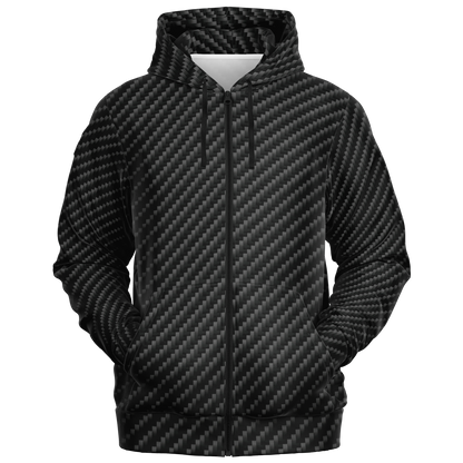 Stealth Carbon Zip Hoodie - ARKIV3