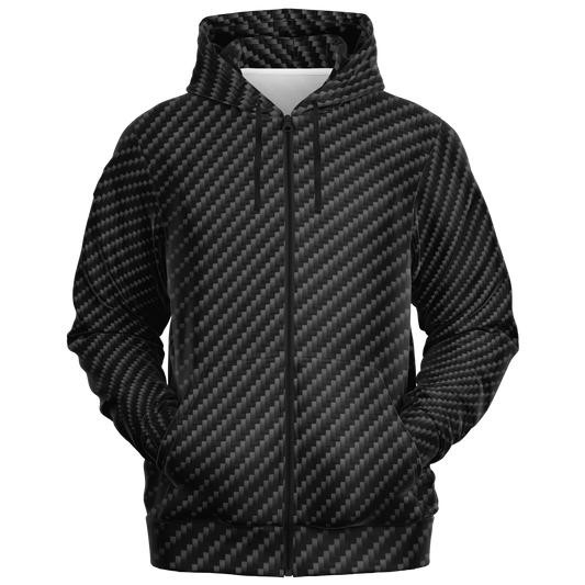 Stealth Carbon Zip Hoodie - ARKIV3