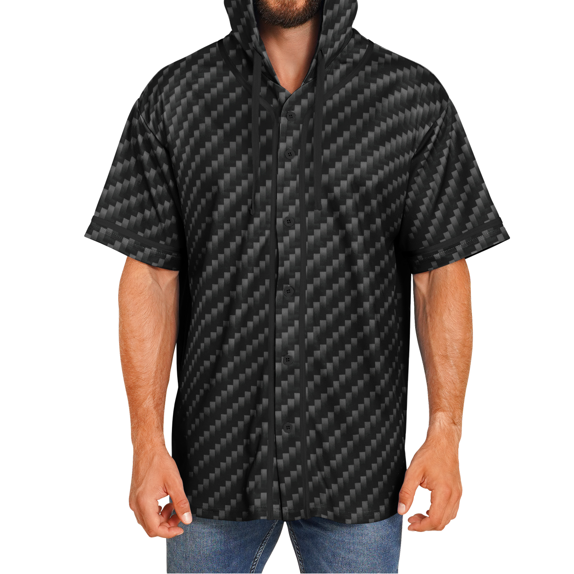 Stealth Carbon Hooded Jersey - ARKIV3