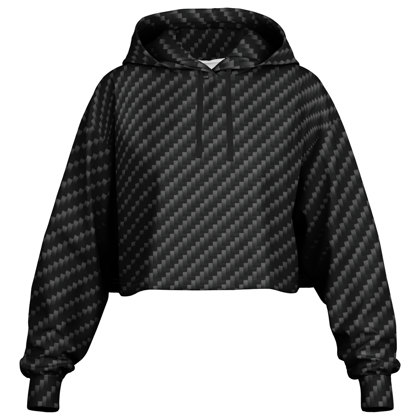 Stealth Carbon Cropped Hoodie - ARKIV3