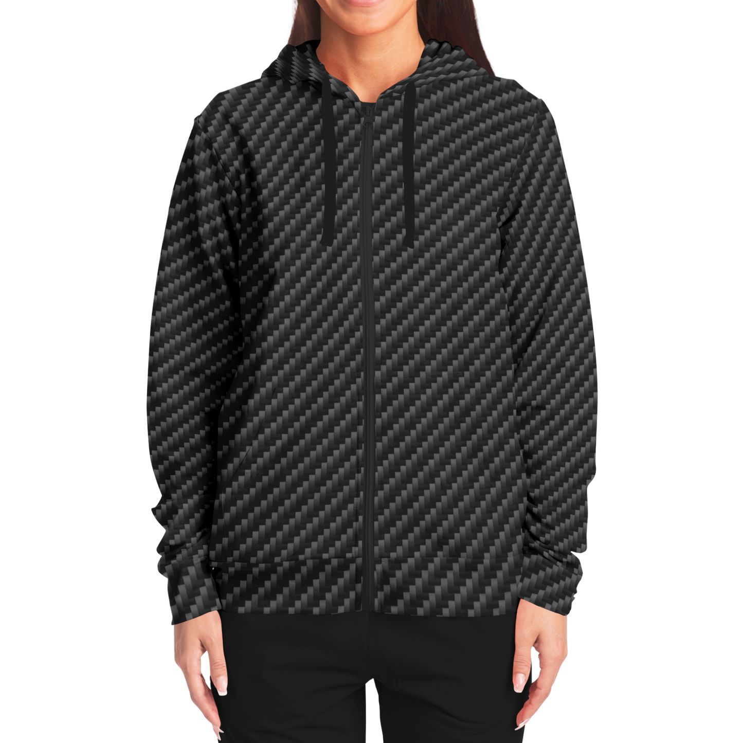 Stealth Carbon Zip Hoodie - ARKIV3