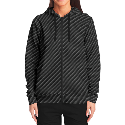 Stealth Carbon Zip Hoodie - ARKIV3