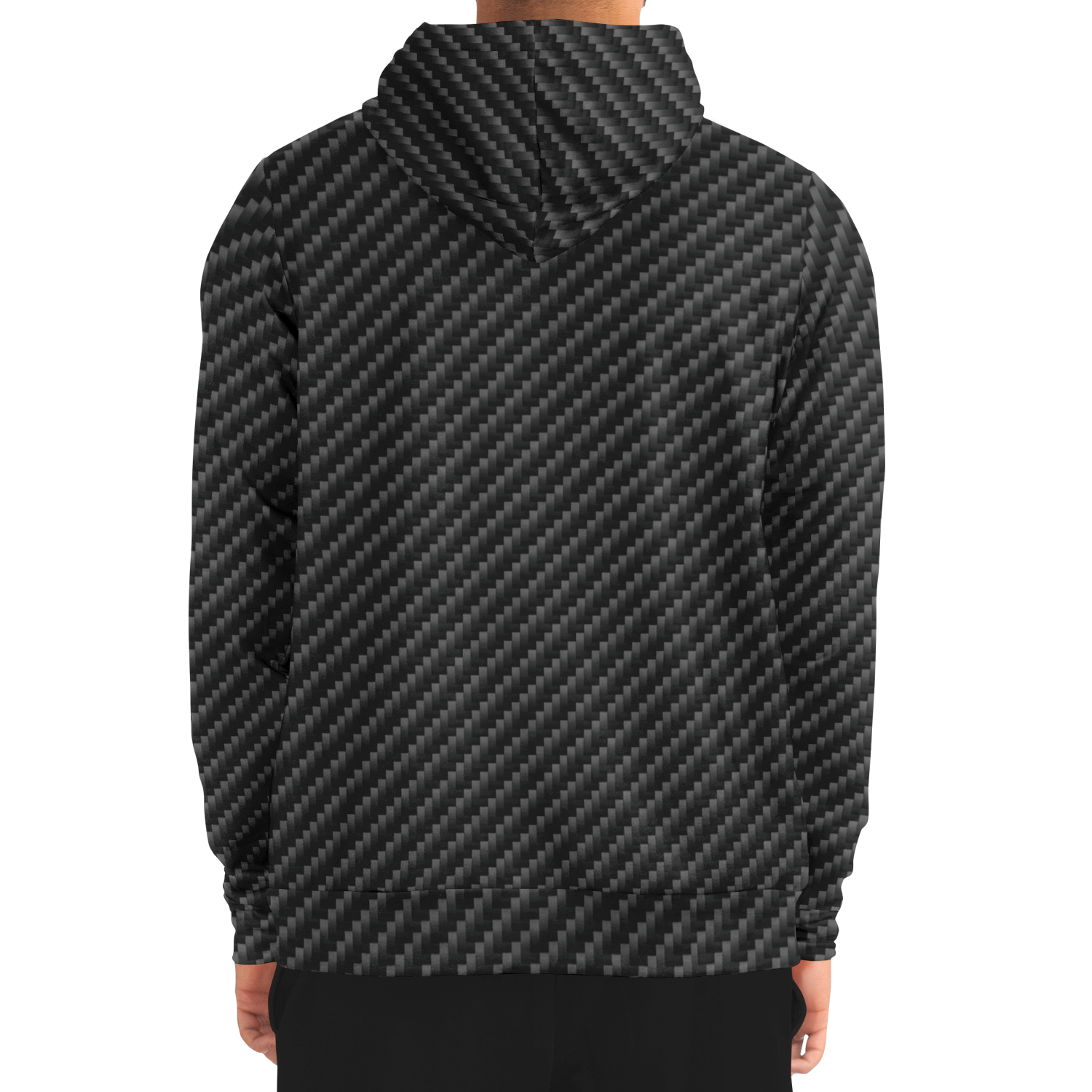 Stealth Carbon Zip Hoodie - ARKIV3