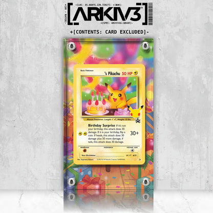 [UNIT: 24/53] // ______'s Birthday Pikachu Extended Art Display Case - Raw